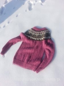 sweter islandzki icelandic sweater otylia bebenek naturalnie kreatywna 2